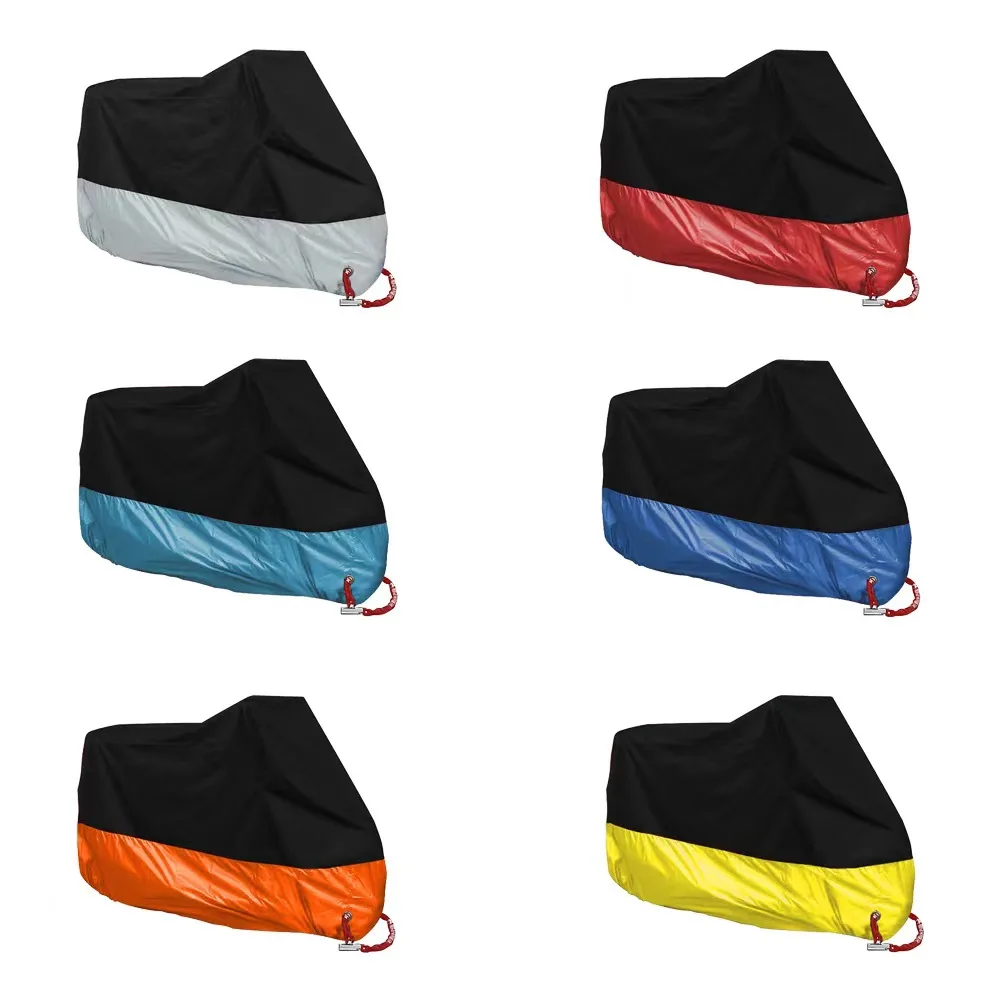 190T Waterproof Motorcycle Cover Protection Scooter Bike Cover All Season Accessories 9 colors for yamaha r15 ktm rc 390 triumph