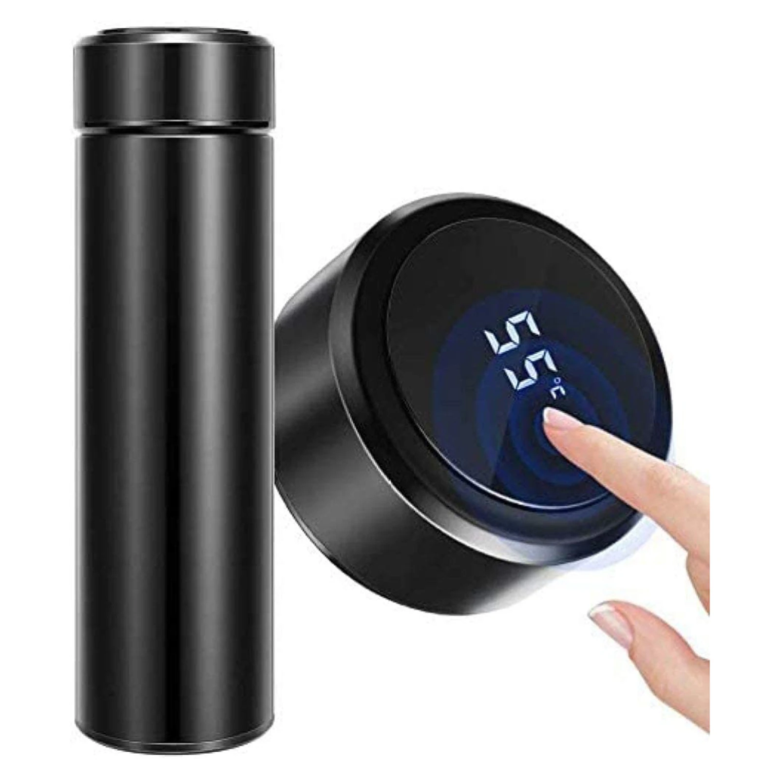 كوب مفرغ من الفولاذ المقاوم للصدأ سعة 500 مل، تصميم قابل للحمل وسهل التنظيف للطلاب والأطفال البنات