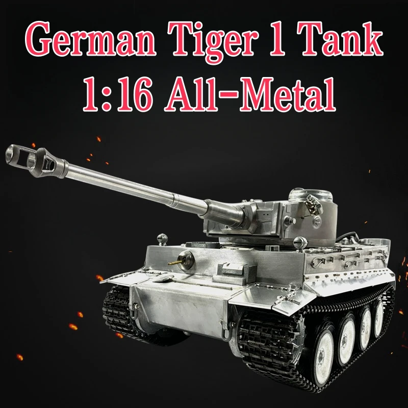 1/16 MATO All-Metal German Tiger1 2.4G Remote Control Tank BB Shooting Infrared Combat Simulation Electric Military Toys