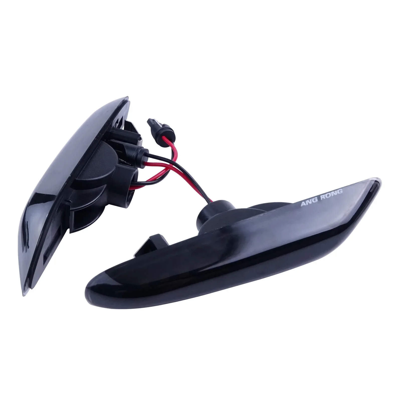 ANGRONG 앰버 LED 사이드 마커 표시등, BMW E46 E60 E61 E82 E87 E91 E92 E93 용, 2x