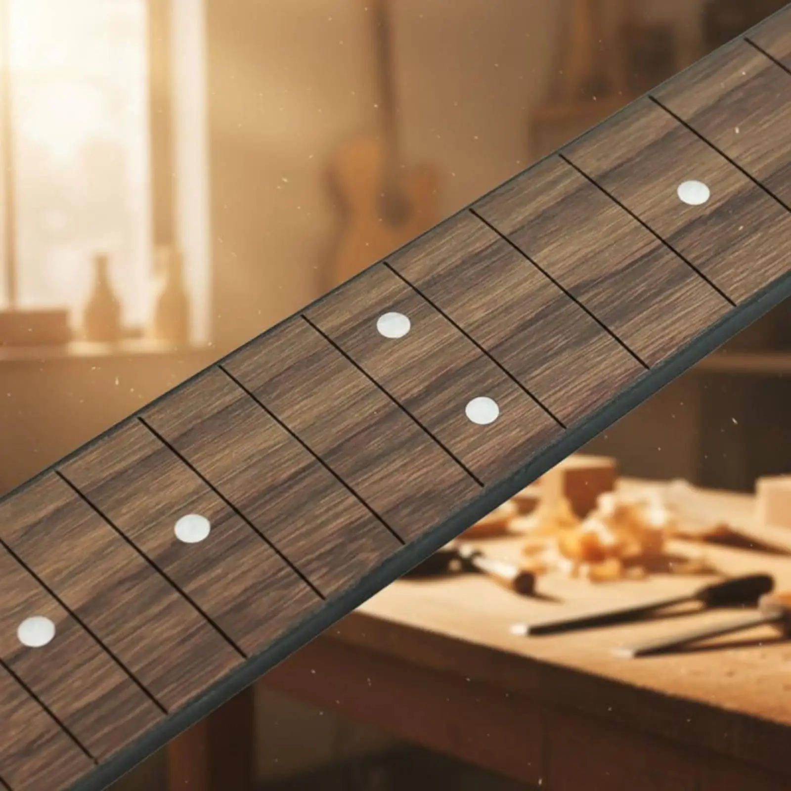 Acrylic Fret Markers Essential Guitar Fretboard Inlay Dots Precision Cut Instrument Parts for Guitar Making