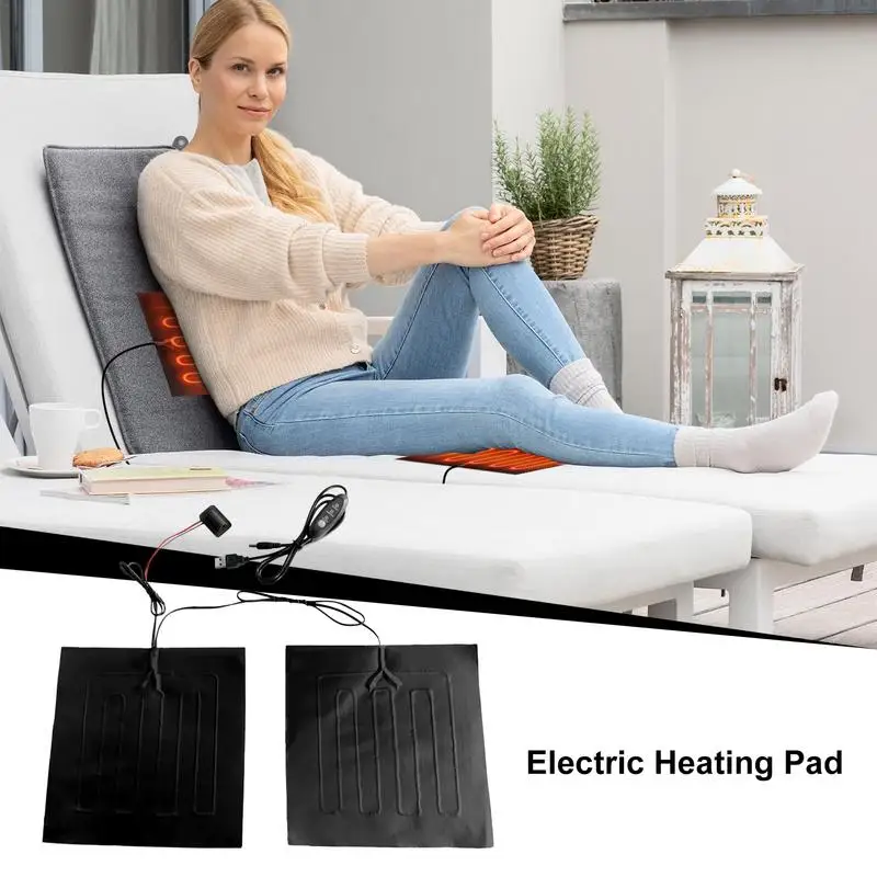 

New Recliner Heating Pad Recliner Heating Pad Seat Heater with Adjustable Temperature Indoor Outdoor Use Waterproof Heating Pad