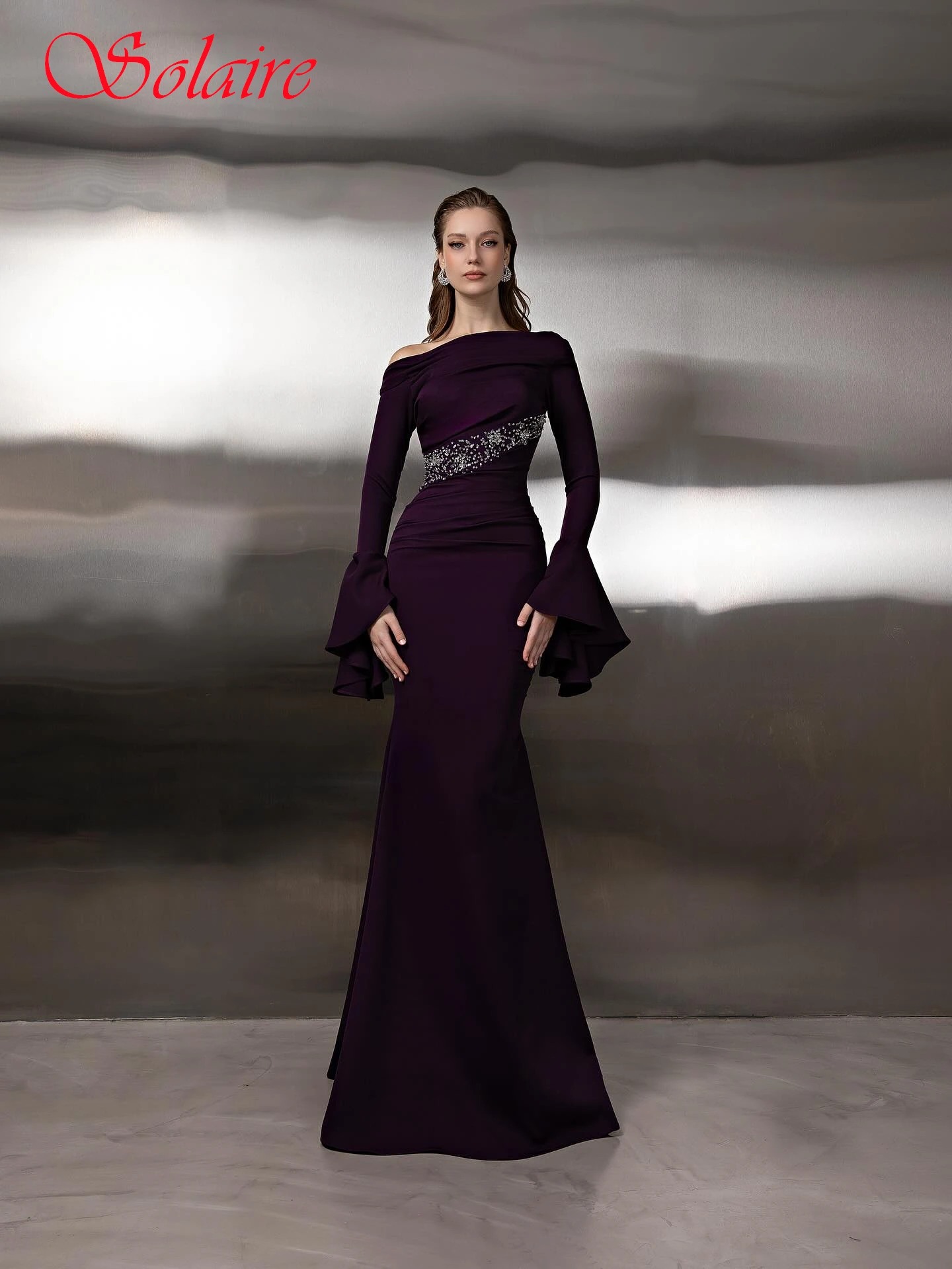 

Customized Elegant Formal Mermaid Scoop Evening Dress Fashion Temperament Bespoke Occasion Gowns Modern High Quality Prom Dress