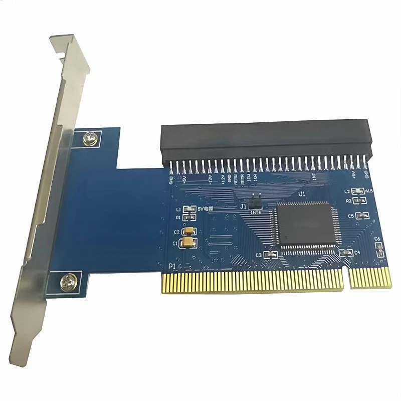 32-Bit PCI To 8-bit ISA Card 62-pin Adapter Board with Cable
