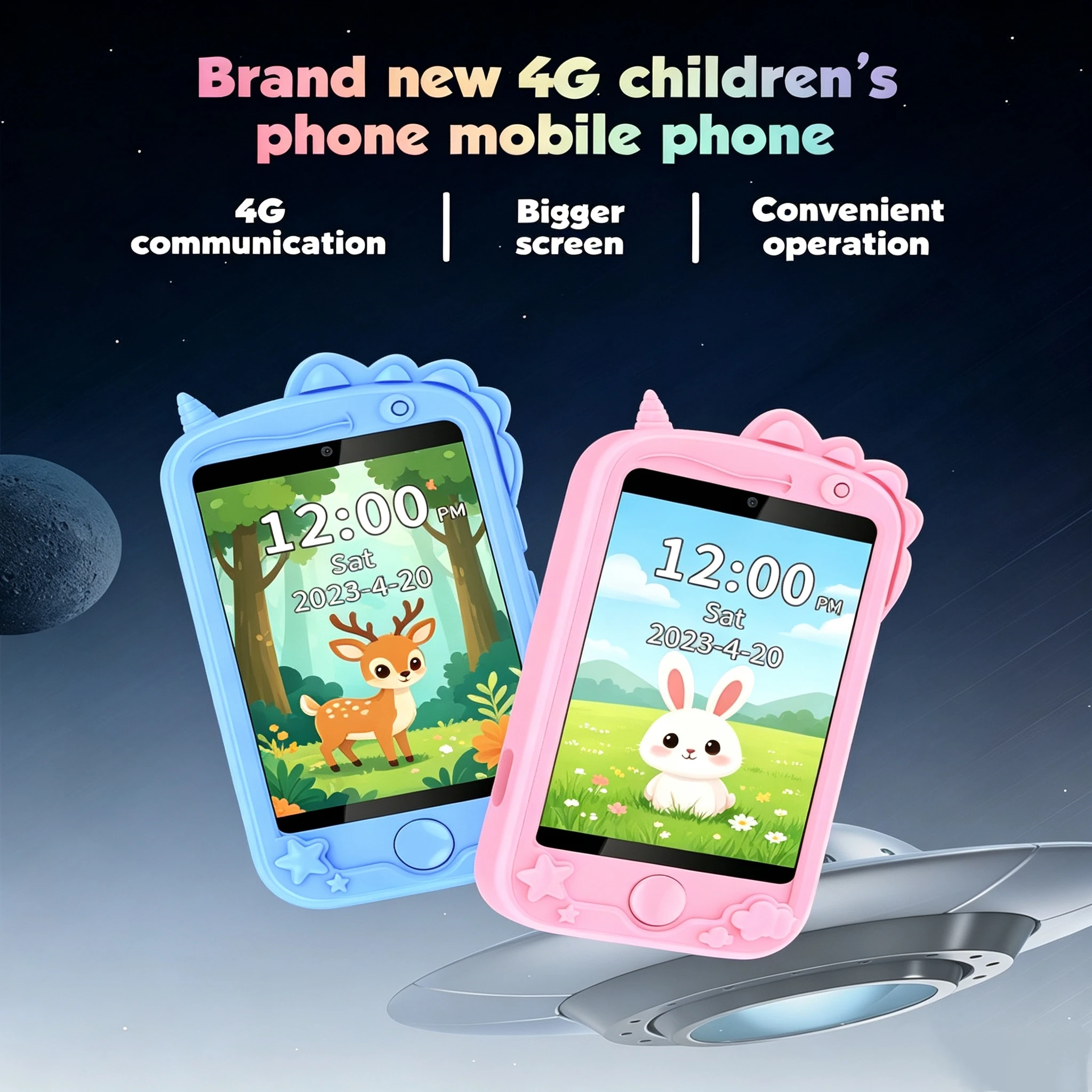 Children's Smartwatch with Multiple Educational Games, GPS Tracking, 4G Connectivity, Touchscreen T57