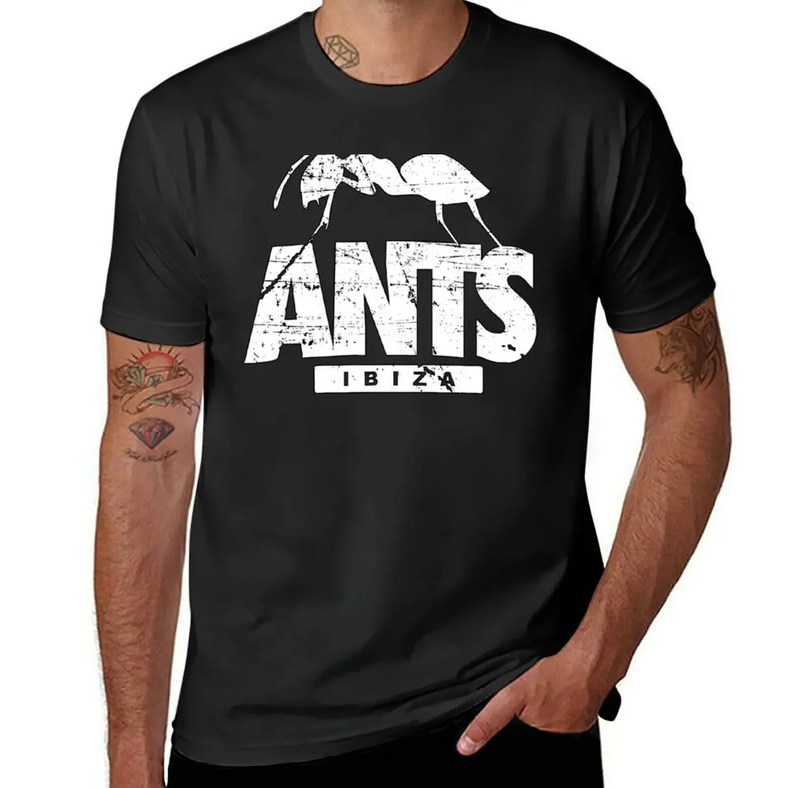 ANTS Ushua?a Club IBIZA MODEL white legend Event by La French Touch T-Shirt basketball graphic tees anime figures mens t shirts