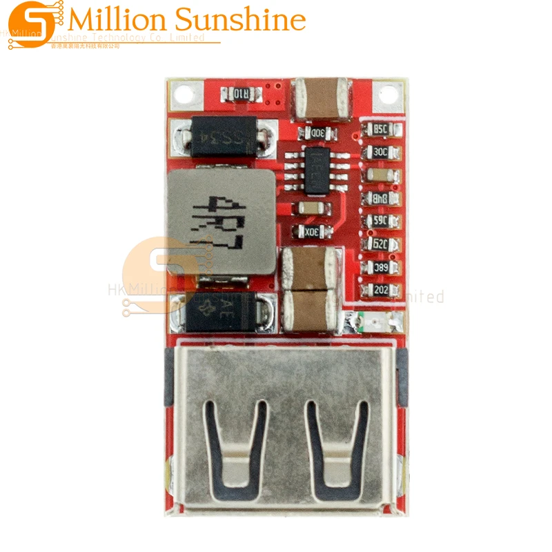 6-24V 24V 12V to 5V USB Step Down Module DC-DC Converter Phone Charger Car Power Supply Module Efficiency 97.5% Buck Module