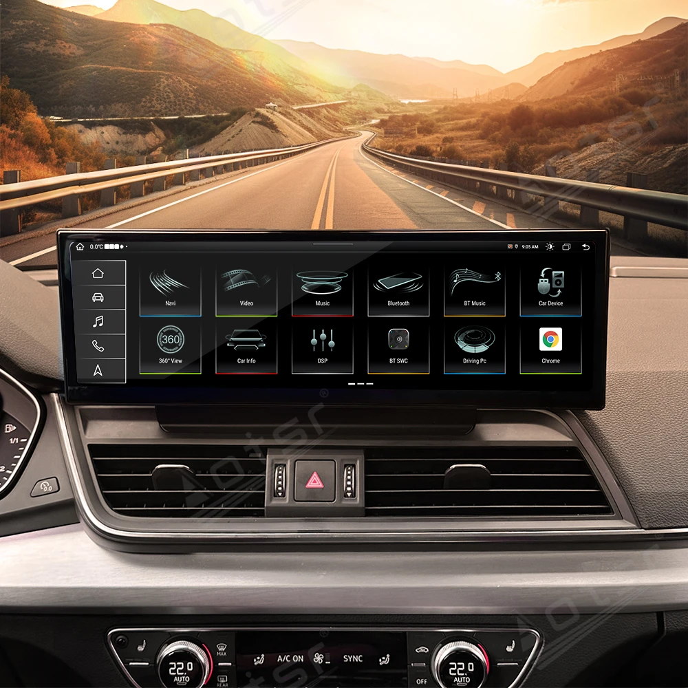 14.9 Inch Multimedia Android Auto For Audi Q5 Q5L 2018 2019 2020 GPS Navigation Car Radio Intelligent System Receiver Head Unit