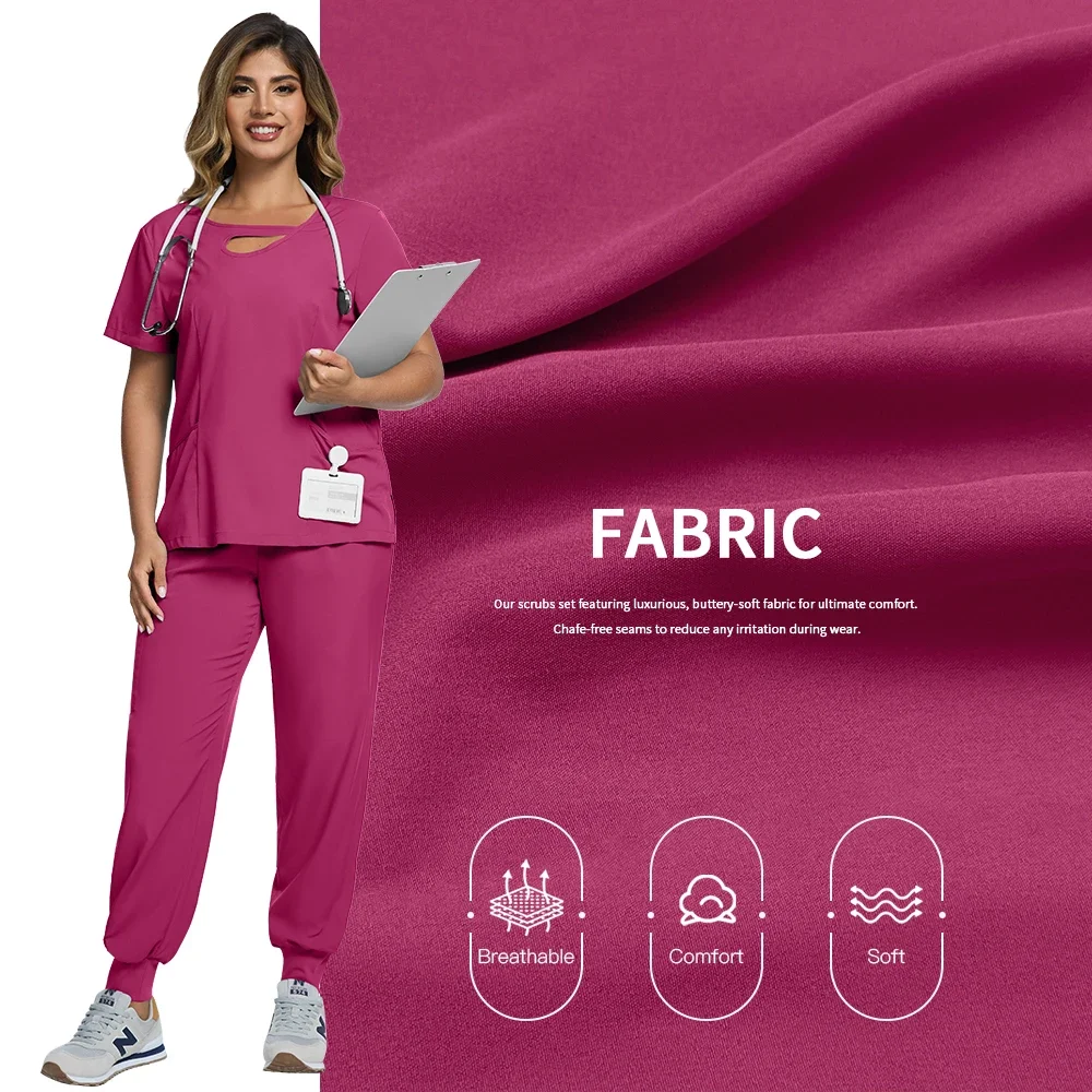 Uniformes médicaux pour femmes, costume de jogging, prix de gros, ensemble de blouses pour médecins et infirmières, vêtements de travail chirurgicaux pour salle d'opération, accessoires d'hôpital