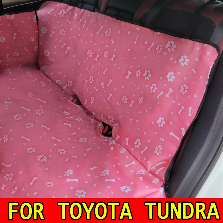 

For Toyota Tundra Double Cab 4-Door 2008-2023 Car Rear Seat Anti-dirty Pet Mat, 1pc Full Coverage, Waterproof, Wear-resistant