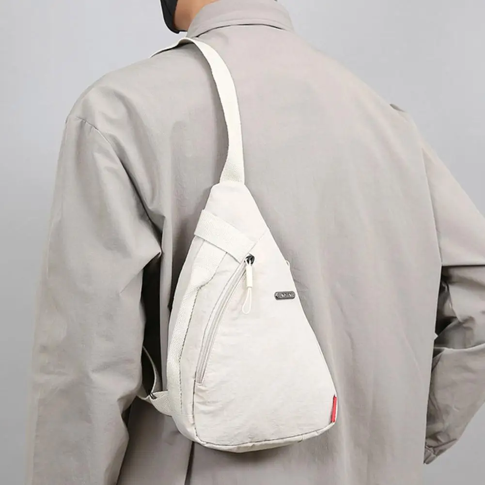 Bolso de pecho para hombre y mujer, bolso de un solo hombro de gran capacidad, bolso cruzado deportivo para ciclismo, bolso de pecho Unisex para viajes y senderismo