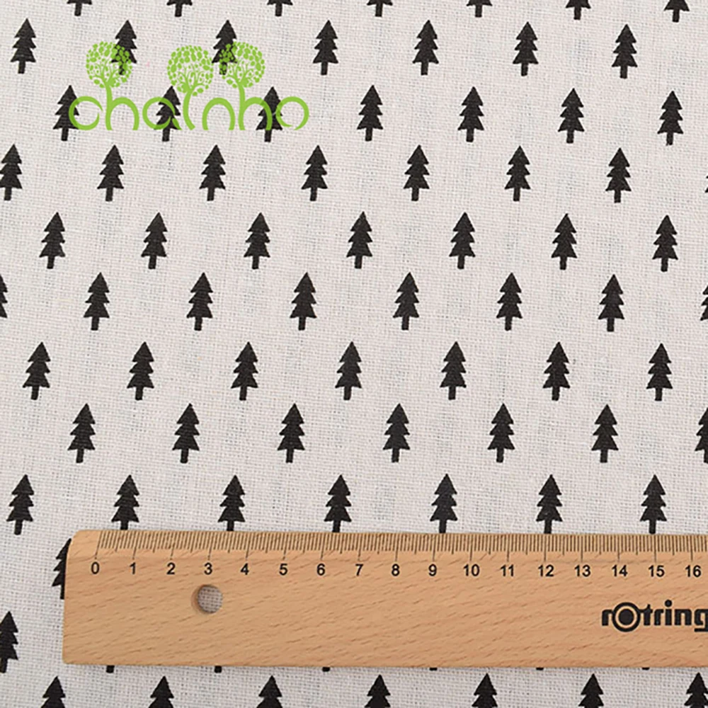 Chainho,Printed Cotton Linen F - Sewing Geotextile Fabric recension och pris