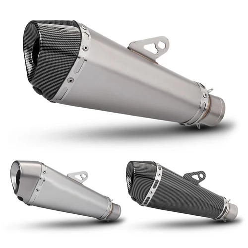 Silenciador Akra de Escape Universal para motocicleta, 51MM, con línea de carreras de Escape DB Killer para Z900 SV650 R3 ZX6R ZX10R MT07 CBR500R F900R