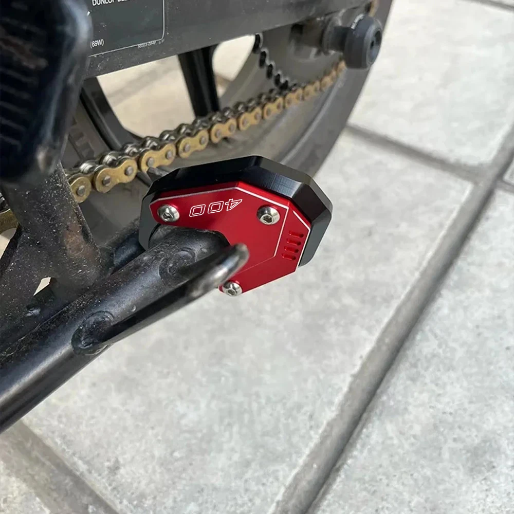 لكاواساكي نينجا 400 Ninja400 Z400 Z 400 2018-2023 2024 2025 CNC دراجة نارية مسنده الوسادة الجانب حامل تمديد الإطارات صمام قبعات #2