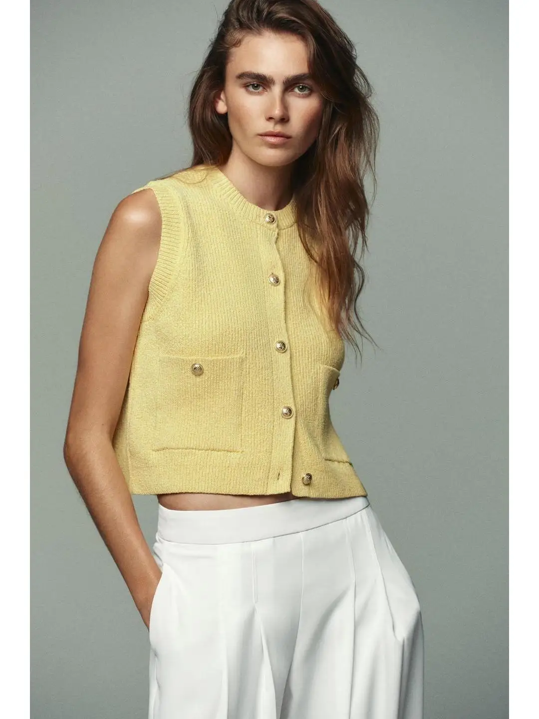 

Cleanfit Sle круглый жилет Ne Svel Топ Плоский Рукоделие Рабочий склад IP Осенняя коллекция Чехол на пуговицы ...