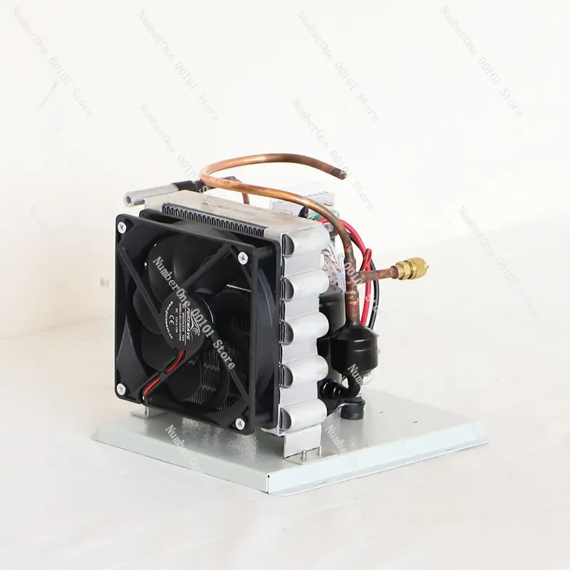 12V DC Micro Compressor ST19C R134a Mini Condensing Unit Air Cooled Small Refrigeration System for Car RV Boat Camping