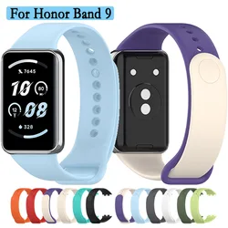 Silicone Strap For Honor Band 9 Watchband Original High Quality Durable and Soft Wristband Bracelet Watch Accessories