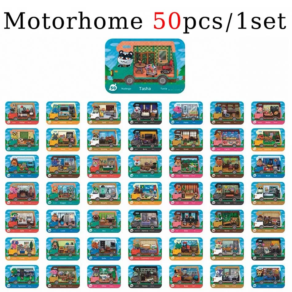 2026 verzamelbare NFC mini/grote kaarten (selectie van 6–400) – Ontvang exclusieve in-game unlock-voorbeelden, perfect cadeau voor Switch-fans