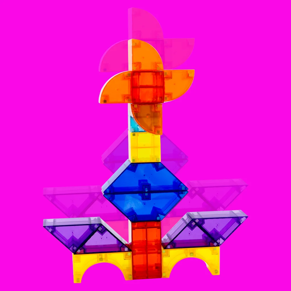 42PCS DIY Modell Magnete Spielzeug Magnetische Gebäude Cube Blöcke Transparent Lernen Bildungs Designer Bau Set Kinder Geschenke