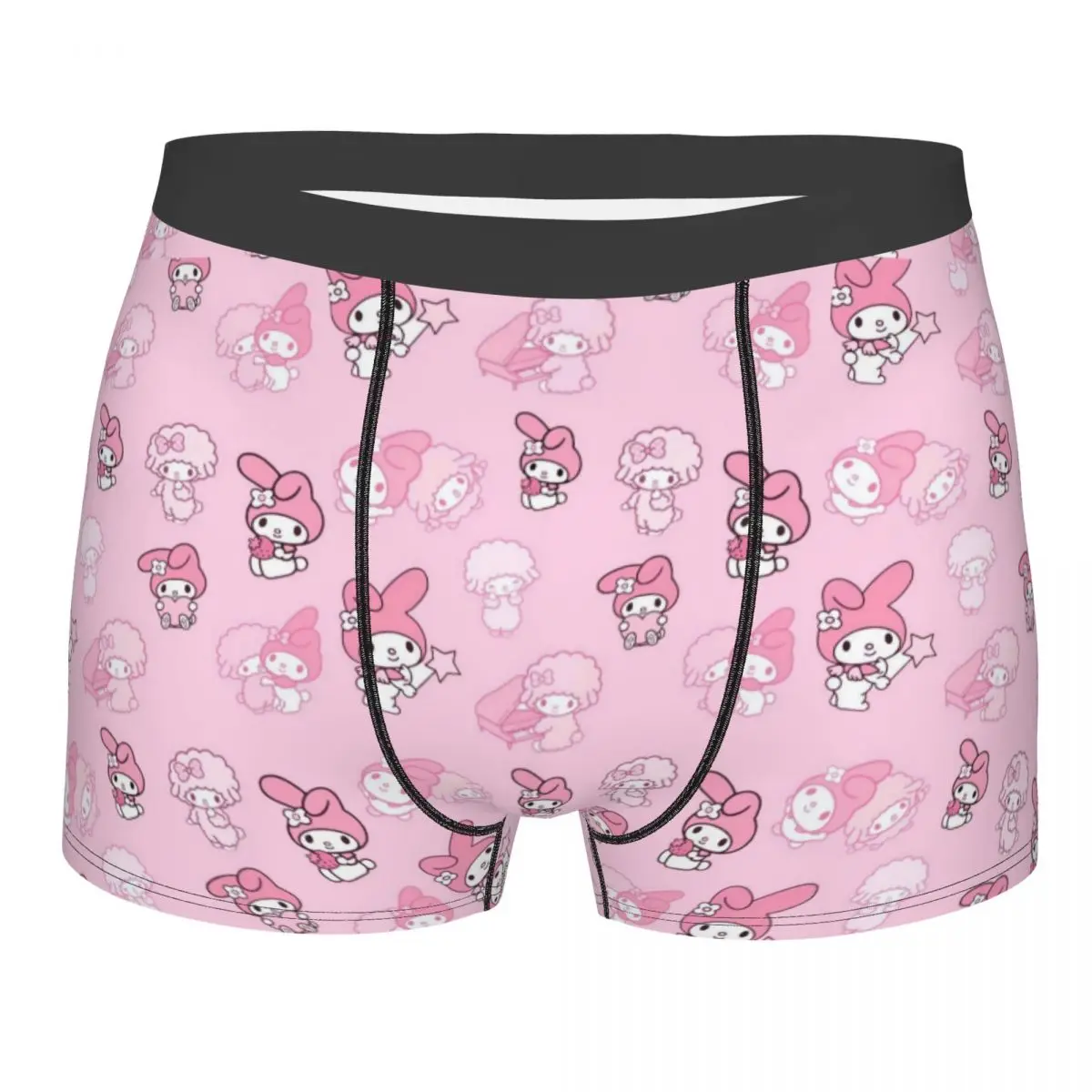 

Custom Cartoons Melody Underwear Men Breathable Boxer Briefs Shorts Panties Soft Underpants For Homme
