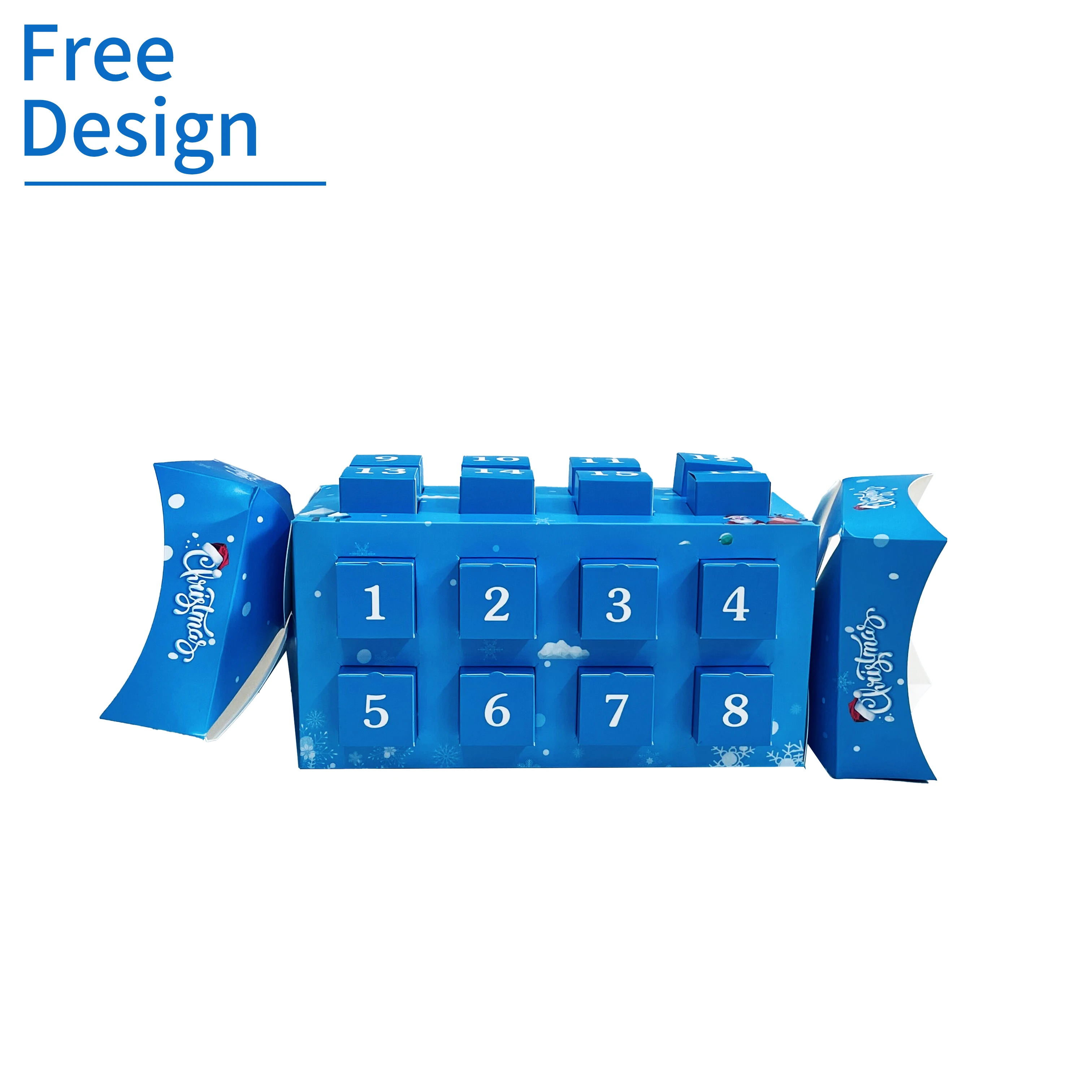 Customization.Customized Color Logo Printing Luxury Chocolate Packaging Boxes Candy Gift Advent Calendar Box