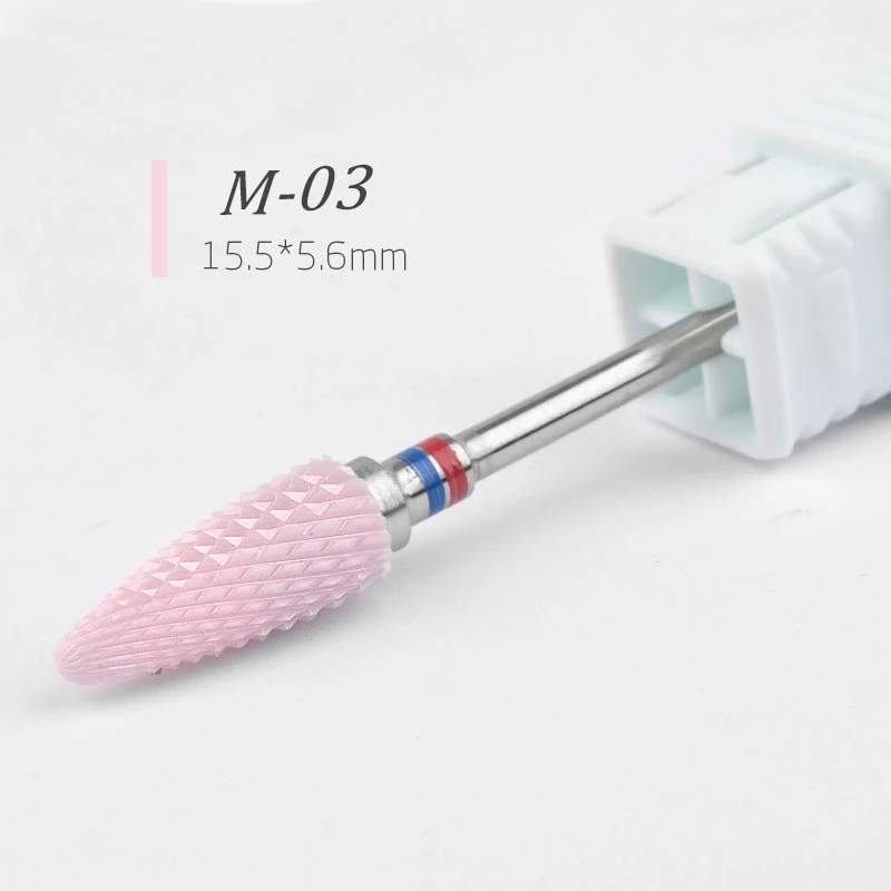 High-quality Ceramic Material Nail Drill Bits Precision Rotary Cutter Nail Milling Machine Manicure At Home Manicure Accessories