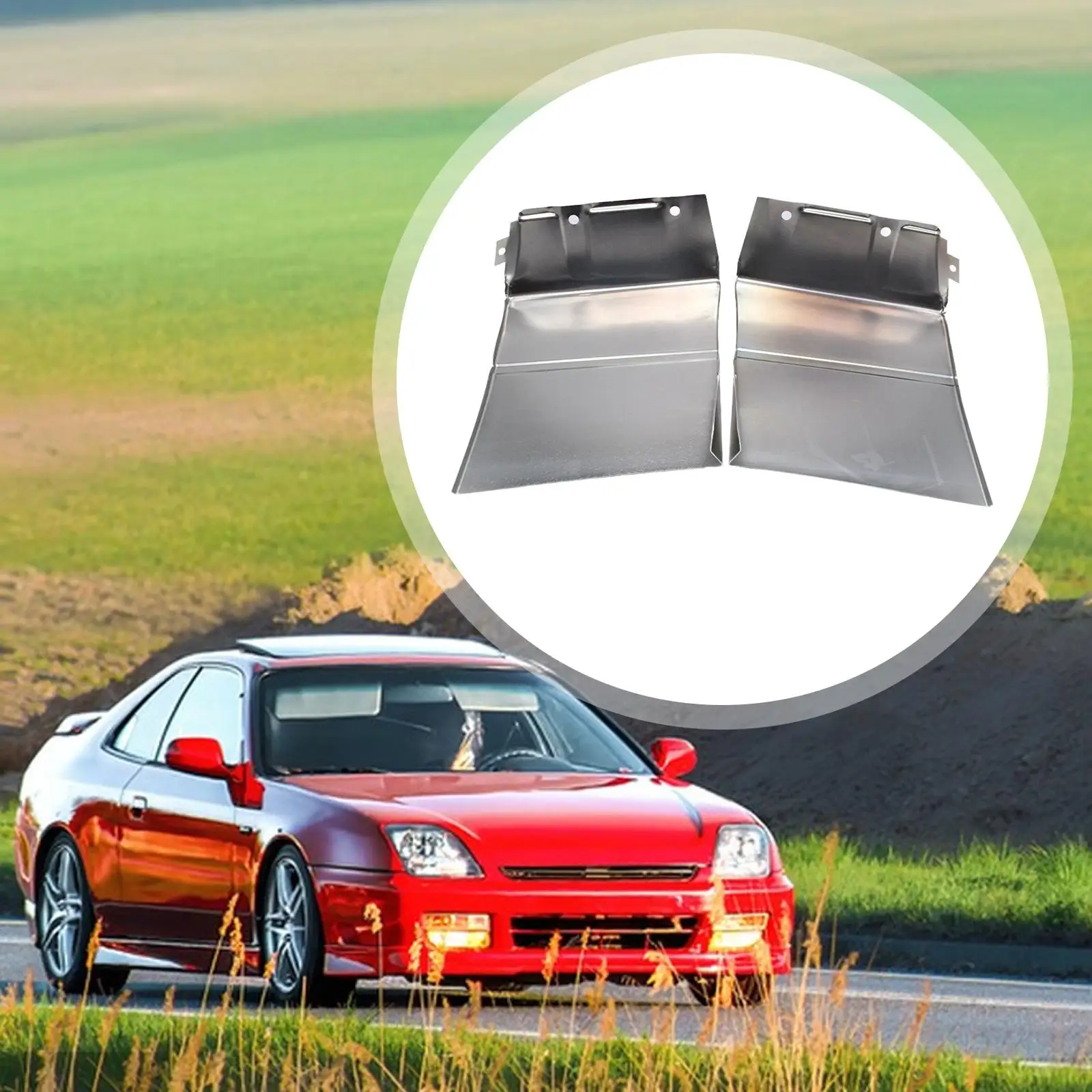 

Fender Repair Panel Galvanized Steel High Performance Metal Fender Set Tire Rim Support Bracket for E36 Vehicle