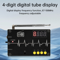 87-108MHz DC 5V RDA5807M Radio Kit FM Electronic Fabrication Full Frequency Soldering Assembly DIY Loose Parts Type C