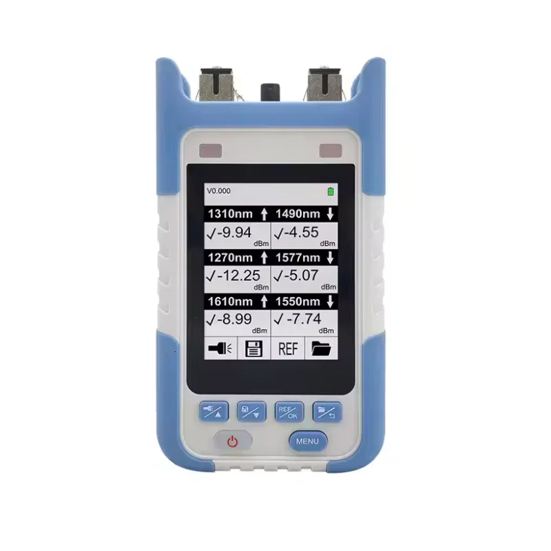 2026/TM583 EPON GPON xGPON 네트워크용 10G Pon 광 파워 미터 1270/1310/1490/1577nm FTTH 네트워크 SC 커넥터