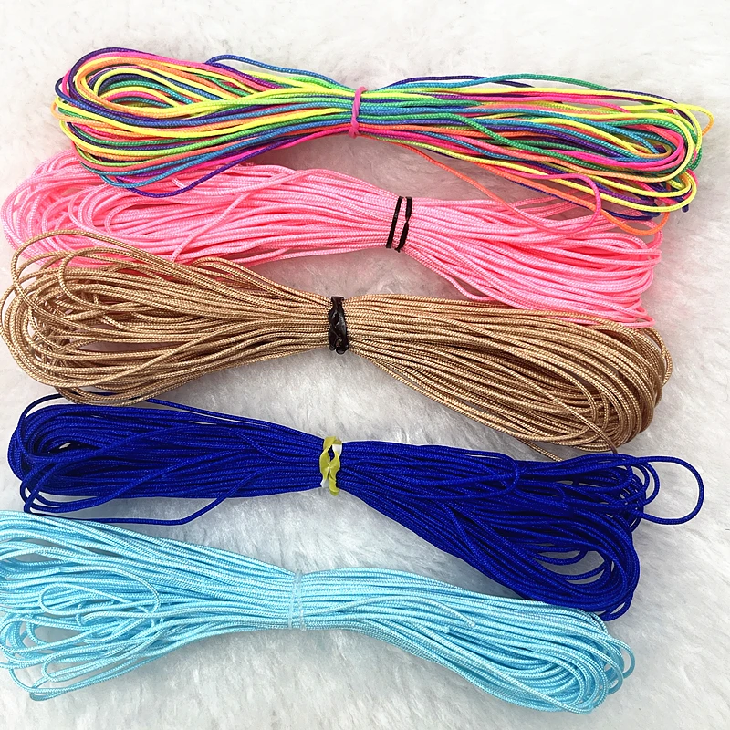 Nylon Cord Thread Chinese Knot Macrame Cord Bracelet