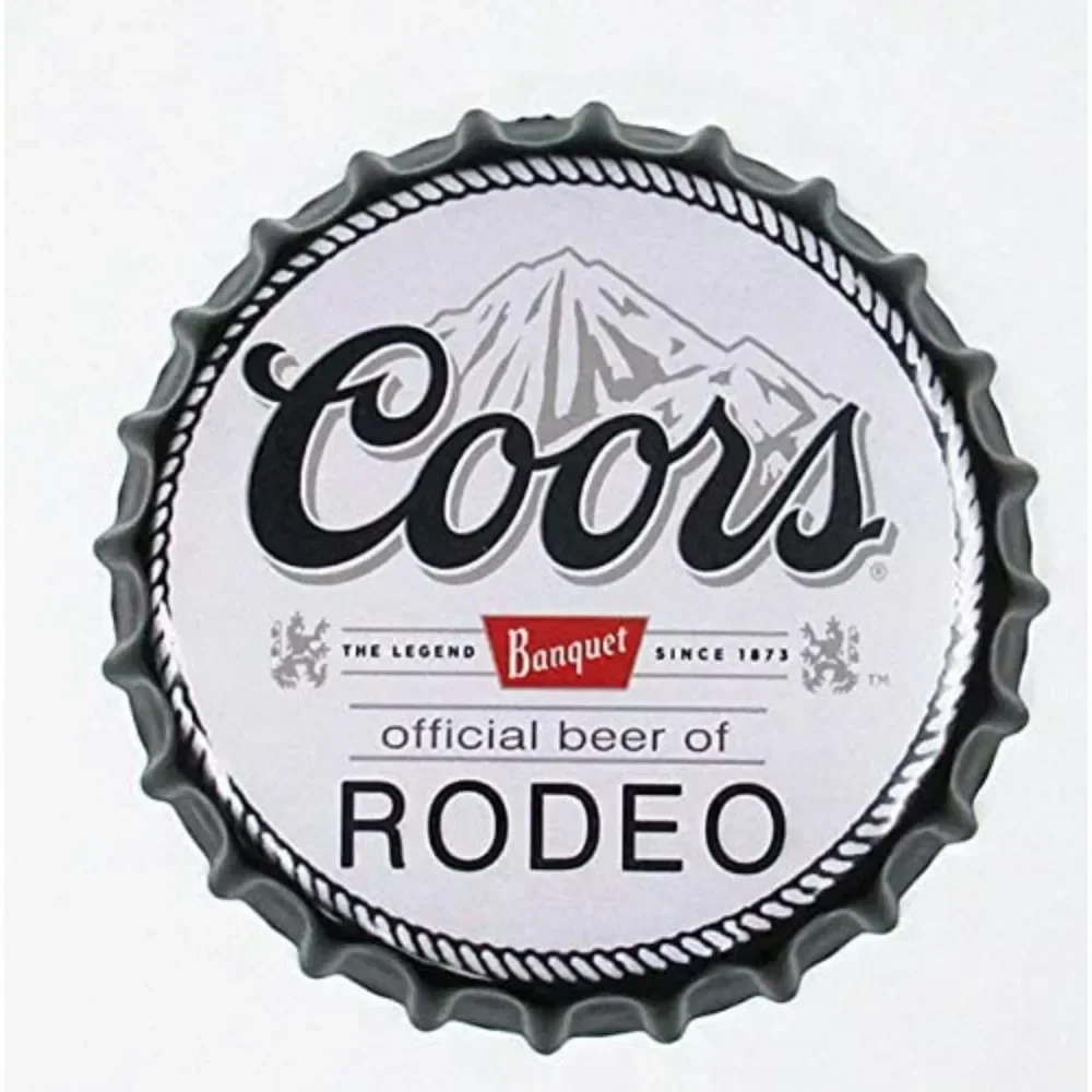 Beer Decorative Bottle Cap for Home, Bar & Office, Vintage Wall Art Tin Plaque Plat Decoration for Man Cave & Garage