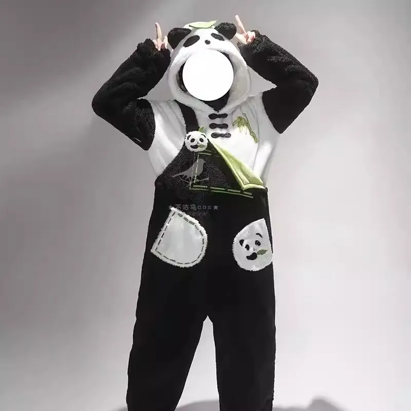 Love And Deep Space Kigurumi Qi Yu Shen Xinghui Qin Che Panda Pajamas Suit Rafayel Zayne Xavier Sylus Cosplay Loungewear