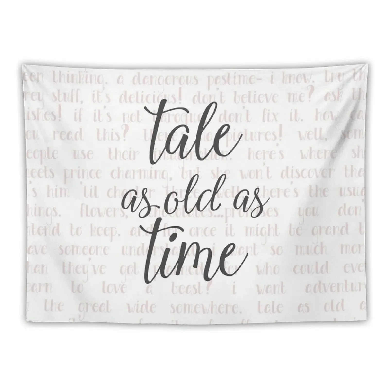 

Tale as Old as Time Tapestry Carpet On The Wall Bedrooms Decor Tapestry
