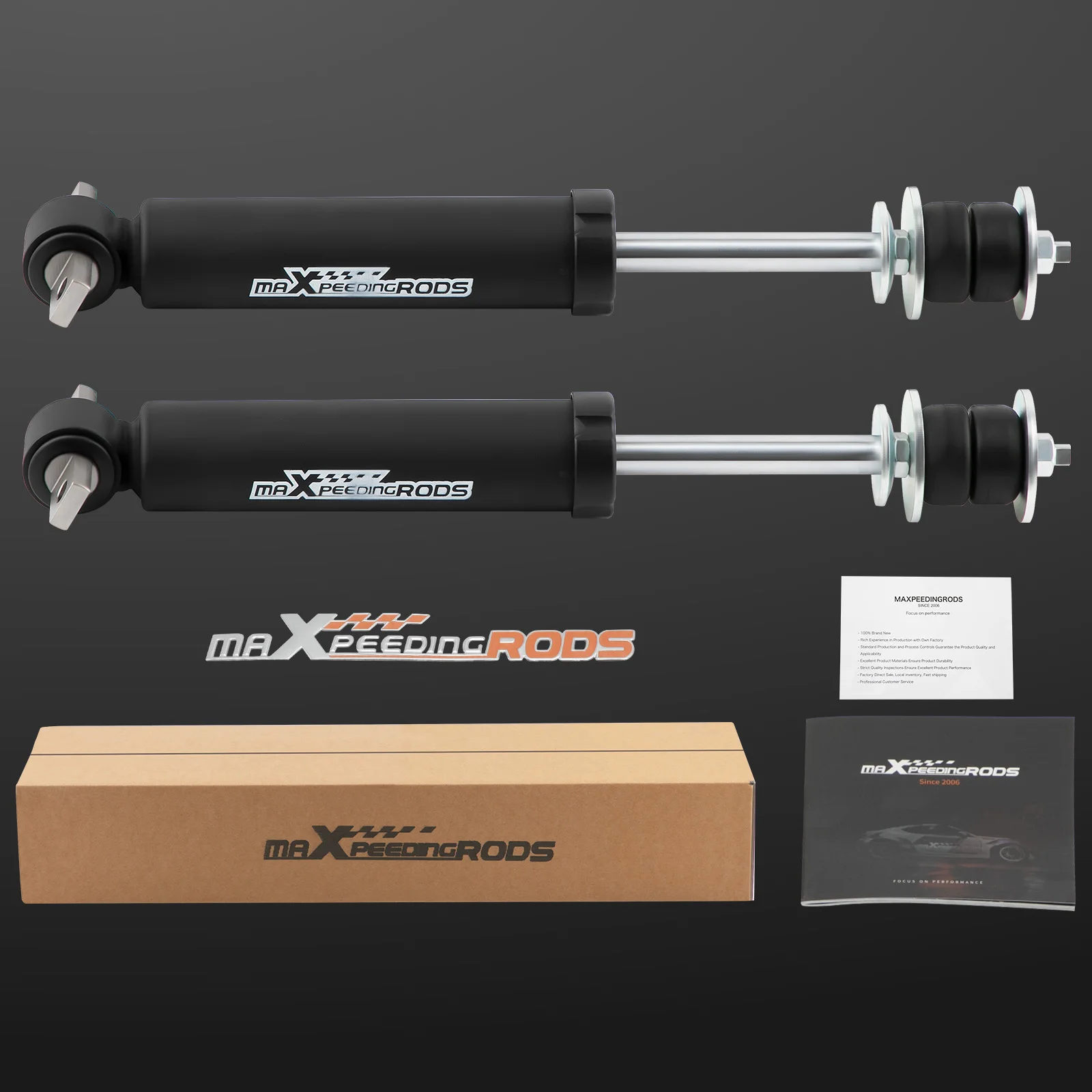 

Front Shock Absorbers For Ram 1500 2010-18 1500 Classic 2WD 19-22 Fit 0"-2" Lift