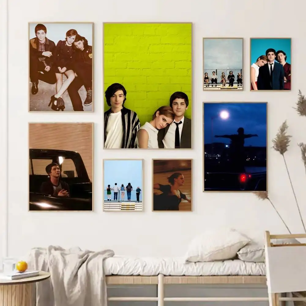 Classic Movie The Perks Of Being A Wallflower Poster Self-adhesive Art Waterproof Paper Sticker Coffee House Bar Room Wall Decor