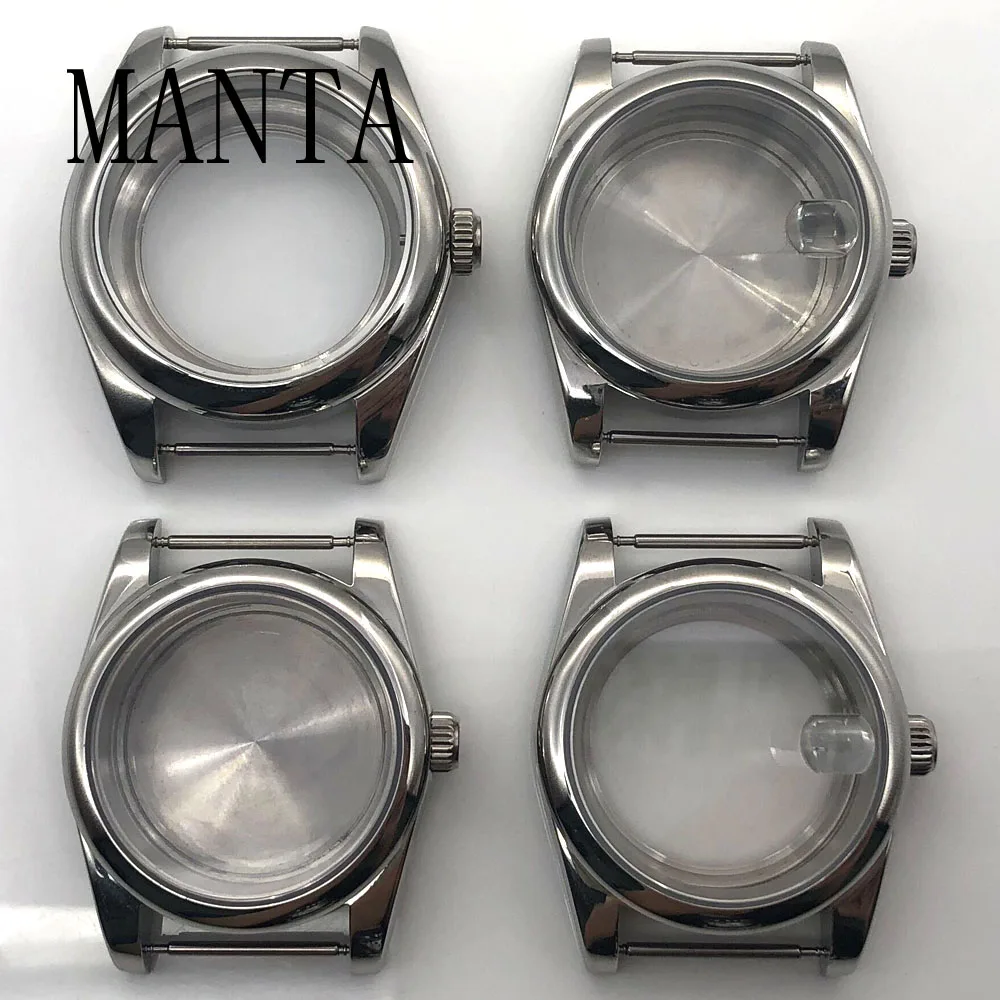 MANTA 36mm/39mm Watch Case Sapphire Glass Fit NH35/NH36 Miyota8205/8215/821A ETA2836/2824 Mingzhu2813/3804 Movement