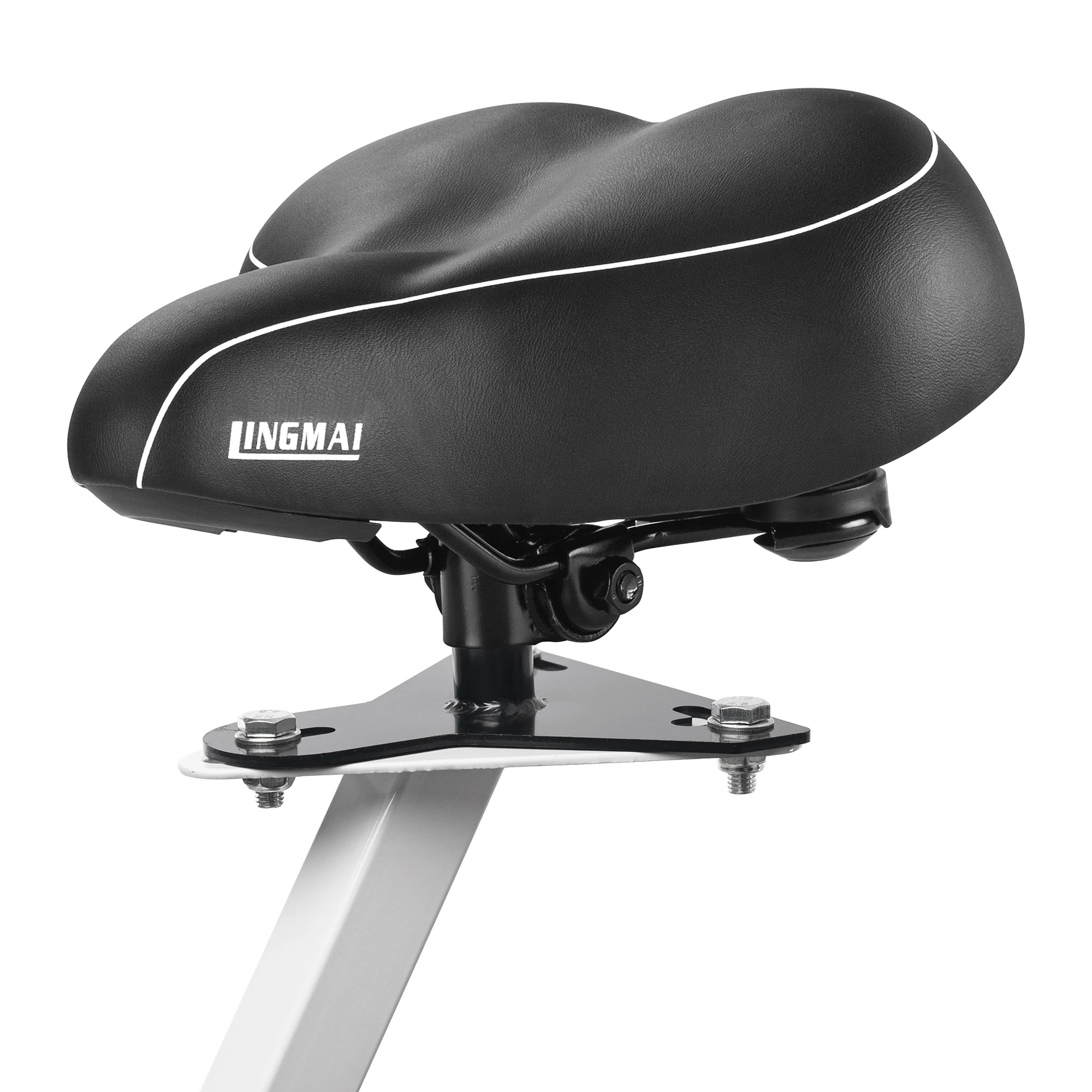 LINGMAI Universal Saddle Extender for FDX 2.0 and 3.0 Models - Adjustable Exercise Bicycle Seat Adapter - Solid Steel Welded Con