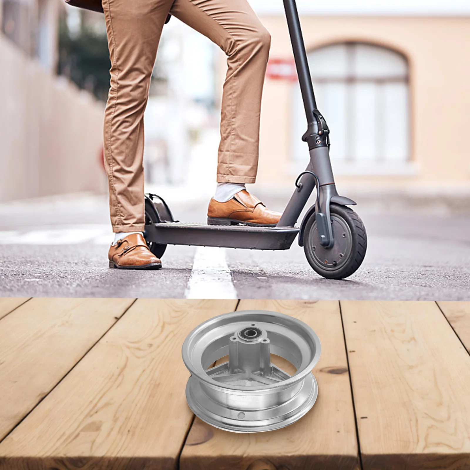 

Scooter Repair Disc Brake Hub For Scooter Scooter Front Wheel Hub About 1005g Weight Easy To Replace Long-term Use