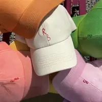 Casual Monogram Cotton Baseball Cap for Men and Women Hand-Dyed Soft Fabric Dad Hat with Hand-Embroidered Letters - Image 6