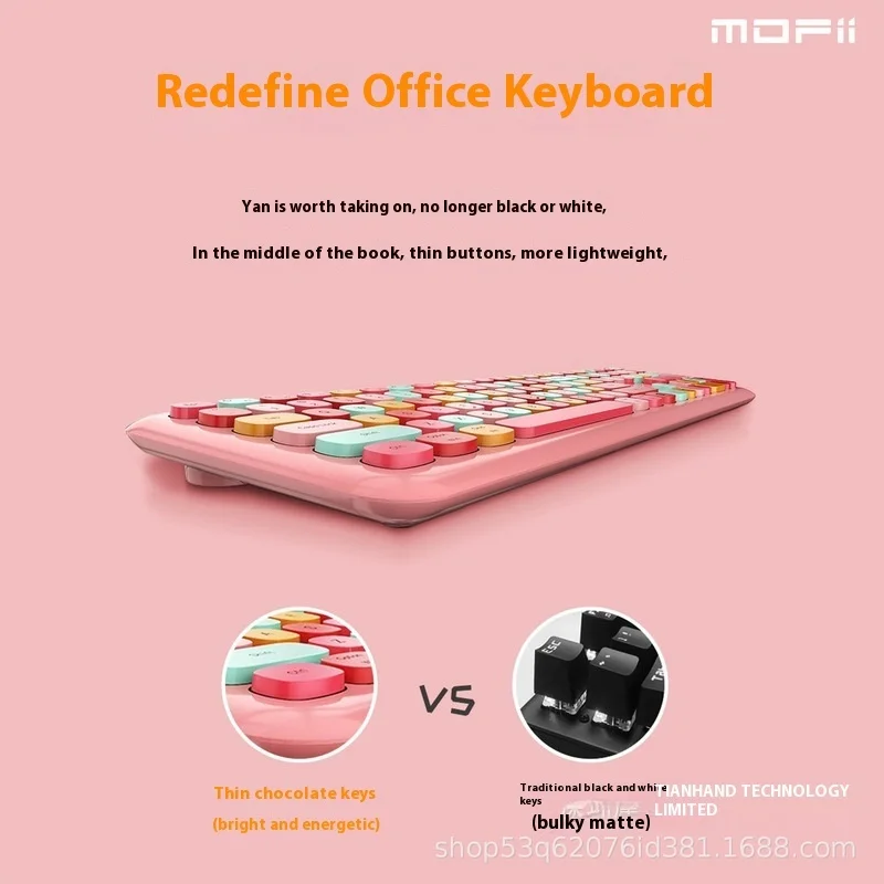 Keyboard And Mouse Set High Appearance Wireless Mouse Keyboard Comfortable Touch Ultra Thin Set Office Essential