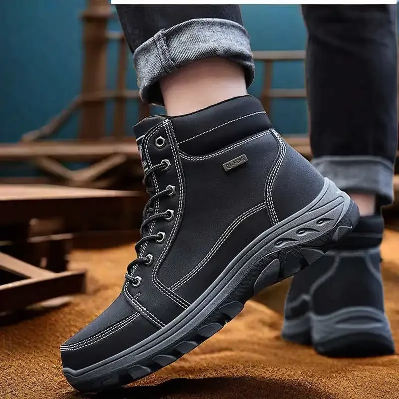 Height Increasing Warming Summer Man Boots Tenisky Shoes Mens High Tops Sneakers Sport Fashion-man Fit Flatas Practice