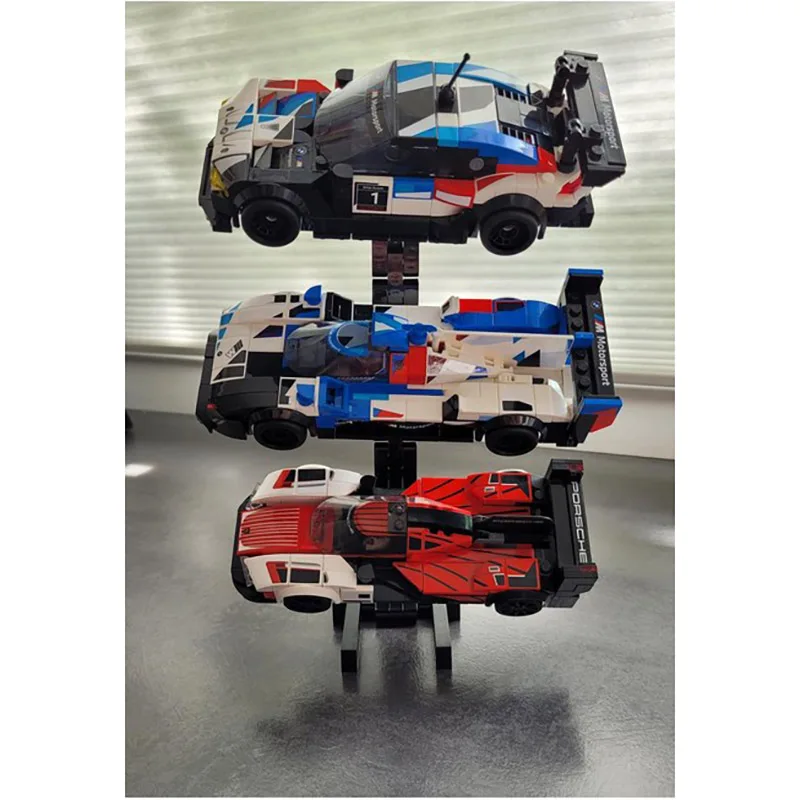 MOC Champion Display Rack XL Compatible with Supercar Racing Car Building Block Model DIY Gift Stand Building Block view 4