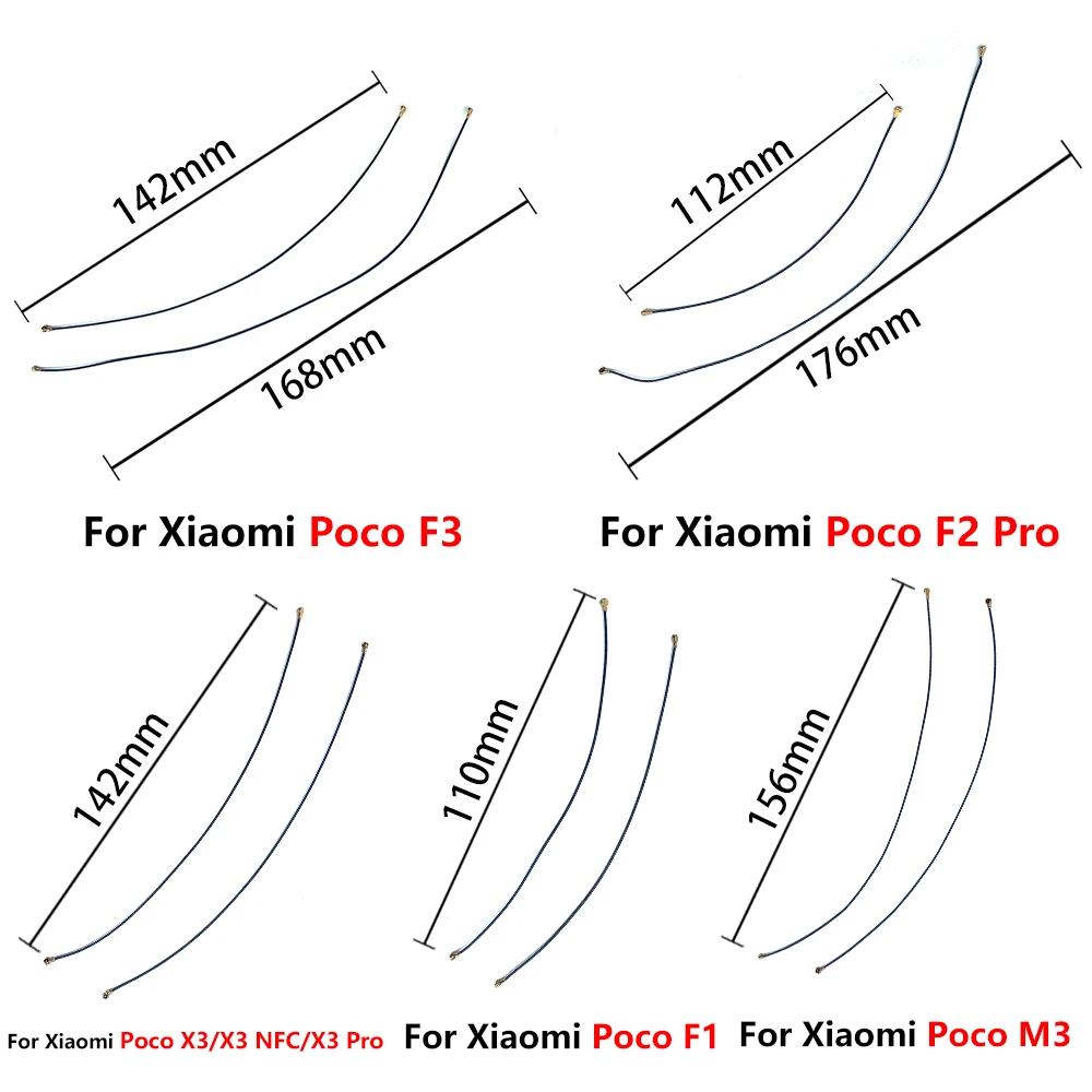 Tested New Wifi Signal Wi-Fi Antenna Ribbon Wire Connector Ribbon Flex Cable For Xiaomi Poco F3 F2 Pro M3 F1 X3 Pro X3 NFC