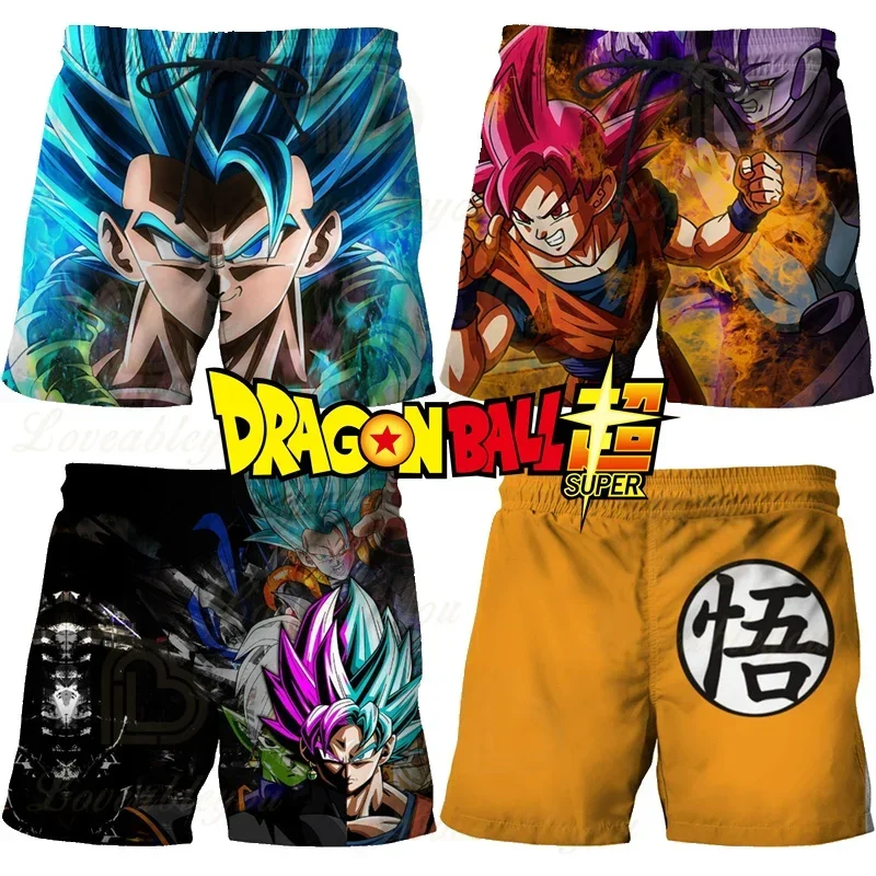 Vegeta Son Goku Hitto ZENO Dragon Ball Z Super Saiyan летние шорты пляжная мужская верхняя одежда брюки большого размера крутые дышащие брюки