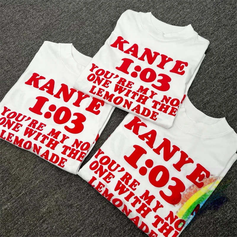 Music Album Foam Printing JESUS IS KING T Shirt Men Women 1:1 Best Quality Kanye West Tee Tour Tops Ye Short Sleeve