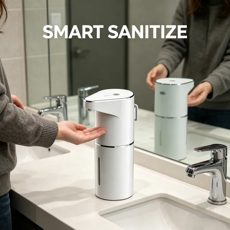 

Automatic Liquid/Foma Soap Dispenser, Touchless Electric Dispenser, USB Rechargeable with Infrared Sensor for Bathroom,Kitchen