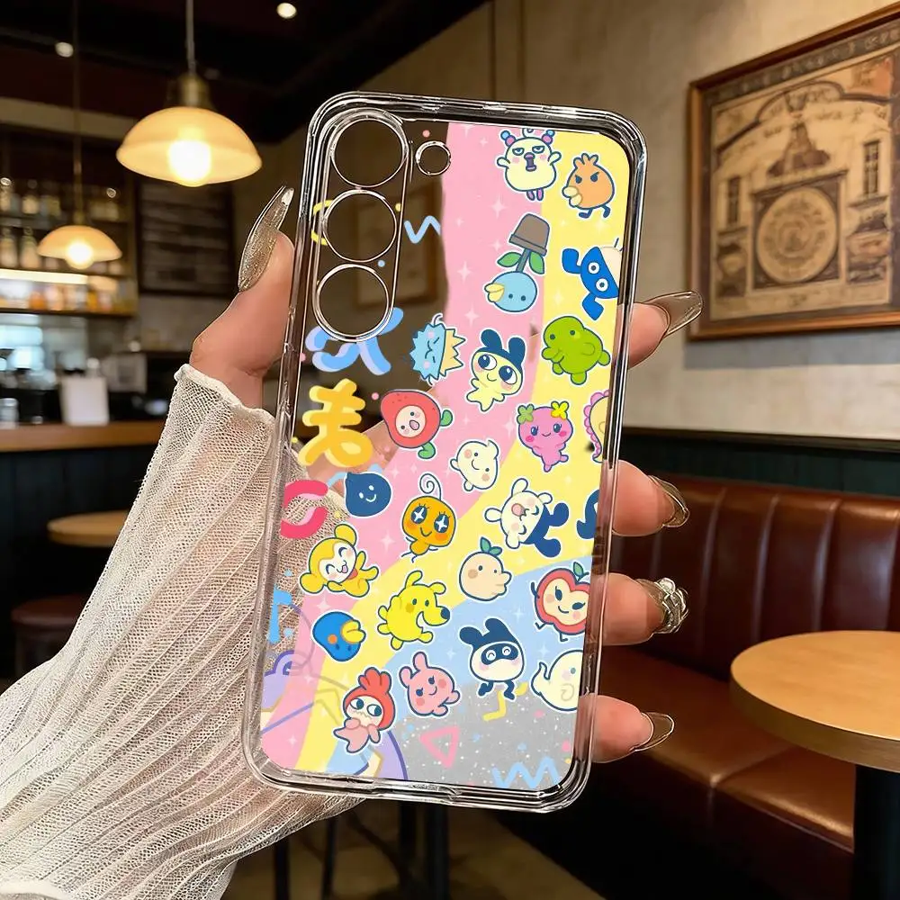 Cute T-Tamagotchis Phone Case For Samsung Galaxy A71,A70,A52,A51,A40,A30 Transparent Cover