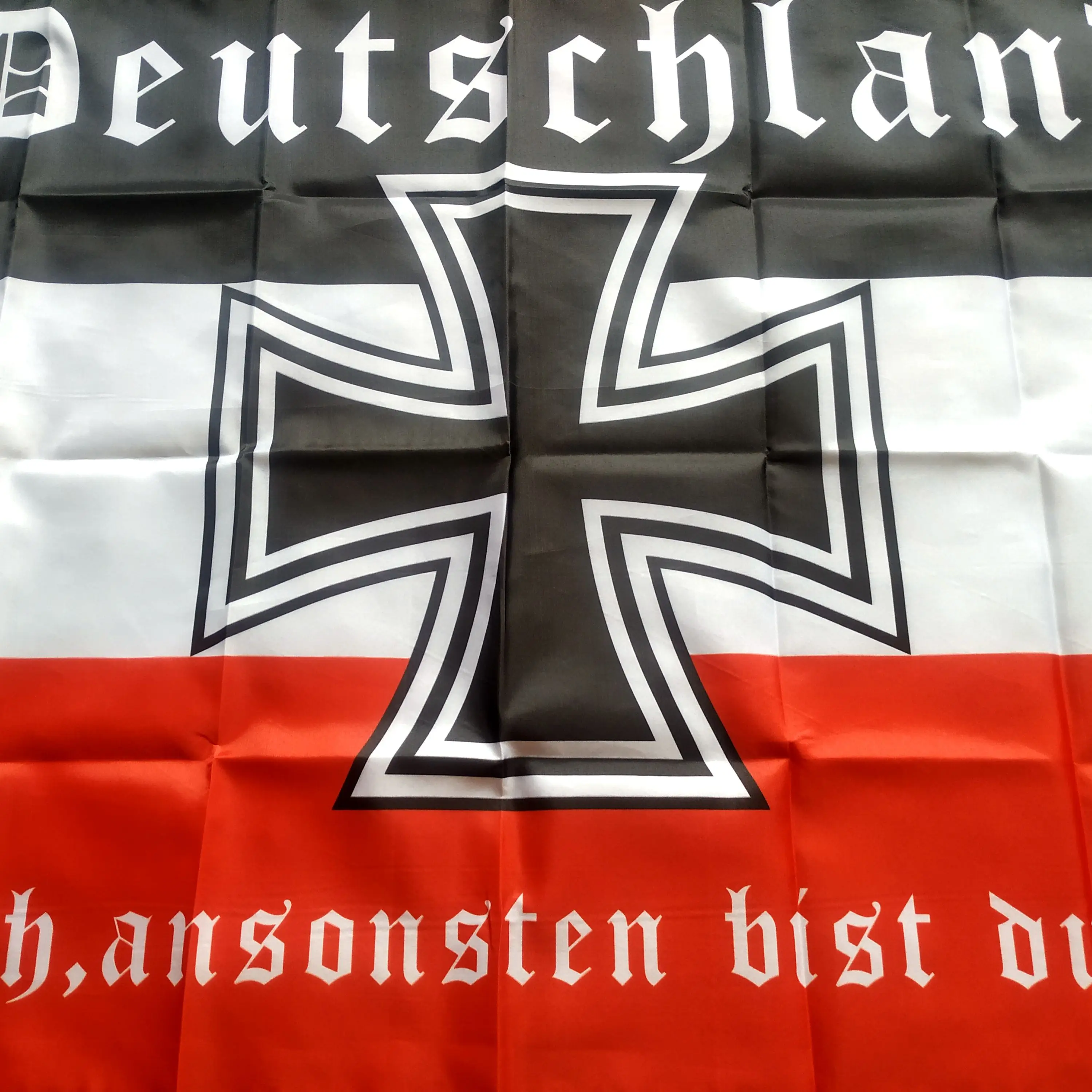 Fahne Flagge Deutsches Reich Deutschland wehre dich - Multiple sizes to choose from 90 x 150 cm 3x5ft Double Sided Printing Bann