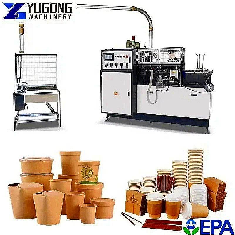 Mini Paper Cups Machine Low Cost Full Servo Disposable Carton Paper Plates Box Coffee Cups Making Production Line for Jordan