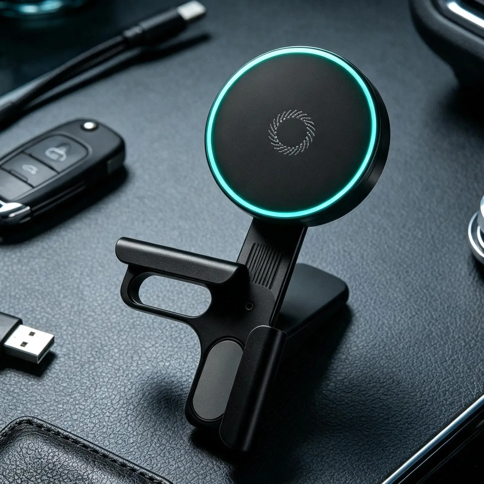 Auto Screen Installed Magnetic Wireless Charging Phone Mount Secure Cellphone Bracket Reliable Magnetic Lock & Stable Charging